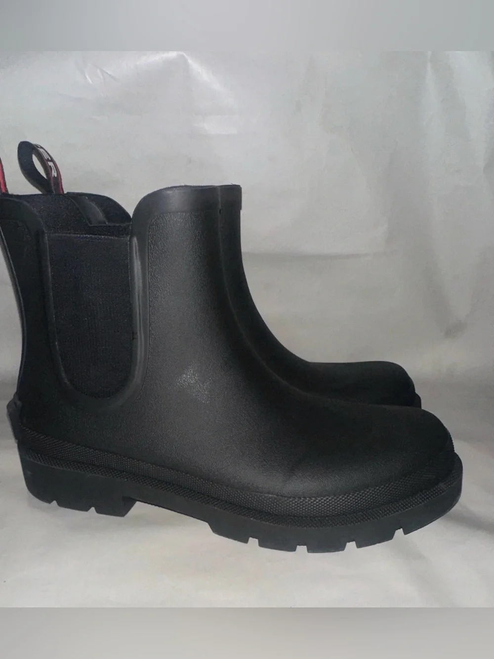 Hunter Men’s Orford Chelsea Rain Boots – Black – Size 8